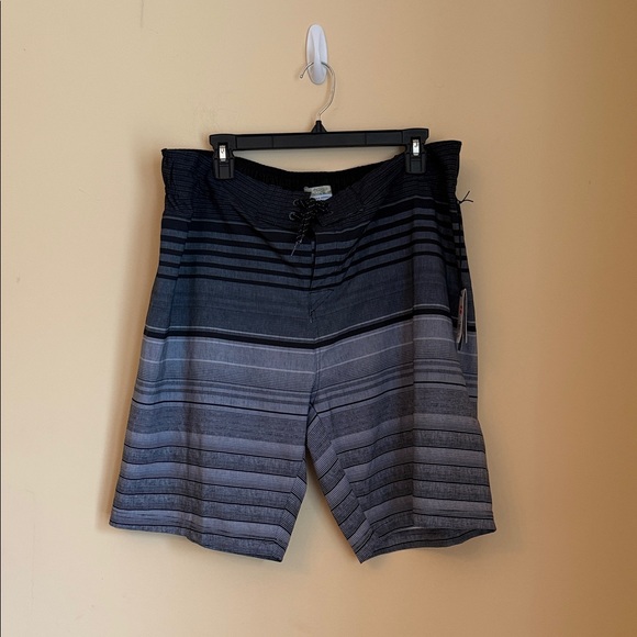 Other - NWT‎ - OCEAN COAST Striped Gray and Black Shorts
